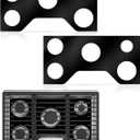 2 Pcs Gas Range Stove Top Protector compatible with GE 36 inch Gas Range Model JGP5036 CGP5036 CGP7036 PGP7036 PGP9036, Washable and reusable gas cooktop cover, gas cooktop non-stick pan protector