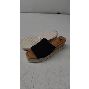 SM New York Block Heel Sandals 7