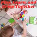 Magnetic Blocks, Magnetic Cubes Educational Toys, Improved Award Winning Magnetic Building Blocks for Kids, 40 Pieces Colorful Autism Toys Magic Cube Sensory Toys for Kids