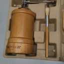 POLIVIAR Manual Coffee Grinder, Coffee Bean Grinder with Adjustable Ceramic Burr, Vintage Style Wooden Hand Coffee Grinder, Large Capacity Burr Coffee Grinder with Brush and Spoon