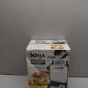 Ninja Belgian Waffle Maker Pro | Vertical Design | 5 Shade Settings with Precision-Pour Cup & Chef-curated Recipe Guide | Black & Silver | BW1001