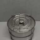 Stackable Steamer Insert Pans- Instant Pot Accessories 6 Qt-2 Silicone handle & Interchangeable LidsPressure Cooker Accessories- Pot in Pot for Baking,Lasagna,food steamer,Reheat Multiple Dishes