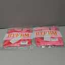 2 x BTFBM Womens Sheer Mesh Summer Tops 2025 Crewneck Short Sleeve Print Ruched Crop Top Slim Fit Club Going Out T Shirts (Pink, S)