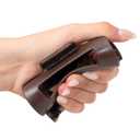 The Original Mello Hair Claw Clip Squishy Claw Clip Made in Korea Patent Pending 30021976 (Dark Brown, Medium)
