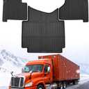 Floor Mats Fit for Freightliner Cascadia 2008-2017 | 113 & 125 Semi Trucks, TPE All-Weather Truck Floor Liners 3PCS, Heavy Duty Rubber Front Mats for Cascadia Interior Accessories 2008-2016 2017