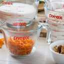2 x Pyrex Essentials (2-Pack) Glass Measuring Cups Set, (1 & 2 Cup) Measuring Cups For Prepping, Baking and Cooking, Preheated Oven, Dishwasher, Freezer, and Microwave Safe