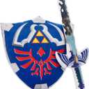 Cosplay Master Sword Hylian Shield Soft Wearable Throw Pillow 15.75 INCH