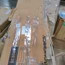 SONGMICS Bamboo Bathroom Storage Floor Cabinet, 4 Tiers Multifunctional Floor Shelving Unit, Free Standing Tower Corner Rack, Natural UBCB50Y