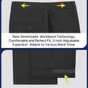 Men's Stretch Dress Pants with Expandable-Waist 3 Fits: Slim Fit/Classic Straight/Big & Tall