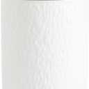 Black White Ceramic Coffee Canister Tea Canister with Seal Wood Lid, Airtight Coffee Storage Container for Coffee Bean, Ground Coffee, Sugar, Cookie Candy jar (White, 1300ml)