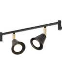SEEBLEN 6-Light Modern Track Lighting Fixtures Ceiling, Flexible Foldable Arm and Rotatable Light Head,Black Kitchen Track Lighting for Kitchen Islands, Dining Rooms, Bars, Closets, Workbenches.