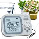 Automatic Plant Waterer Indoor Self Watering System for 15 Potted Plants, Auto Drip Irrigation Kit Programmable Water Timer with Smart Humidity Detection (White)