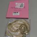 SARLA Messy Hair Bun Hair Pieces Curly Synthetic Updo Fake Scrunchies Ponytail Extension for Women Dirty Blonde, 1PCS