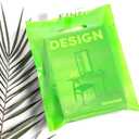 Choice Marts Merchandise Bags Lime Green Color 100 Bags 9"x12" Size 1.5Mil Thick Glossy With Handles