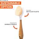 Full Circle Be Double Dish Brush Set  Durable Scrub Brushes for Dishes, Pots, Pans, and Cast Iron, Includes Be Good & Tenacious C, Sustainable 2-Pack