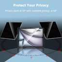 DIEBI 1 Pack Privacy Screen Protector for Samsung Galaxy Tab S10 Plus/S9 Plus/S9 FE Plus/S7 FE 5G/S8 Plus 12.4'', 1 Pack Privacy Tempered Glass for Samsung Galaxy Tablet S10+/S9 Plus/S7 FE