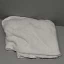 KMUSET Fleece Blanket White Queen Size Lightweight Cozy Plush Microfiber Bed Blanket Factory Shop