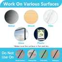 Abnii 100PCS Cable Clips, Adhesive Wire Clips Organizer Cord Clips Management, Cable Staples Outdoor Strong for Wall, Desk, Christmas Lights, String Lights, TV PC Ethernet Cable, Clear Small