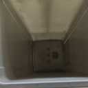 Winco Commercial Square Plastic Trash Can, 23 Gallon, Gray