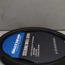 Skechers Steering Wheel Cover,Max Cushioning Leather Steering Wheel Cover Universal Fit 14" 1/2-15" Car Wheel Protector for Men Women Fit Suvs,Vans,Sedans,Car,Trucks,Black