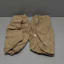 Removable and Washable Seat Covers for Dining Room Chairs Set of 2 - Waterproof Stretch Chair Seat Slipcovers, No Back Covers (2PCS-Rear-gapped, Khaki)