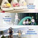 0 Degree Sleeping Bag for Cold Weather,100% Cotton Flannel XXL for Adults Big and Tall Cold Weather Winter Zero Degree Camping,Free Compression Sack (Blue)