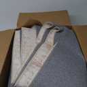 Colliive Area Rug for Living Room 6x9, Machine Washable Neutral Farmhouse Rugs for Bedroom, Soft Non-Slip Low Pile Indoor Floor Accent Carpet for Office Entryway Nursery Dining Room - Beige