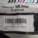 SB SOX 3-Pair Compression Socks, 15-20mmHg (L/ XL, 01 – Solid Black)