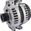 (11)180A 12V CW Alternator Replacement for Mercedes CL550 CLK550 CLS550 E350 GL550 R350 GL450 ML450 S550 SLK350 2006-2018 6-Groove 0121715114 AL0844N