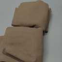 MIULEE Khaki Linen Pillow Covers Pack of 4 Decorative Natural Solid Throw Pillow Covers Soft Accent Boho Farmhouse Couch Pillowcases Modern Spring Home Decors for Living Room Bed Sofa 24x24 Inch