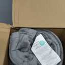 Bedsure GentleSoft Fleece Bed Blankets Queen Size Grey - Soft Warm Spring Blanket Lightweight Cozy Luxury Microfiber, Room Home Decor Gifts for Women and Men, 90x90 inches