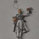 Jacob Marley Resin Ornament