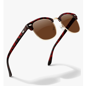 livho Rimless Trendy Polarized Sunglasses Men Women, Retro Sun Glasses for Men
