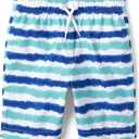 The Children's Place Boys Swim Trunks (XX-Large, Blue Stripe)