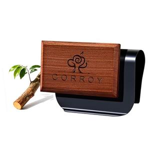 CORROY Car Air Freshener Natural Essential Oil Scent, Odor Eliminator and Purifier, Sun Visor Clip Air Freshener for Car (Starter/Teak)