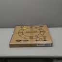 Large Modern Metal Wall Clocks Rustic Round Nearly Silent Little Ticking Battery Operated Roman Numerals Clock for Living Room/Bedroom/Kitchen Wall Decor-(Black, 47cm) (19 Inch)