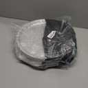 WOPPLXY 25 Pack Disposable Aluminium Foil Serving Trays, 12 Inch Round Aluminum Foil Pans, Disposable Round Foil Pizza Pans for Pizzas, Vegetable, Fruit, Cake, Cookies