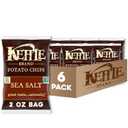 Kettle Brand Potato Chips, Sea Salt Kettle Chips, Snack Bag, 2 Oz (Pack of 6)