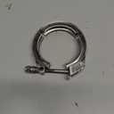2.25" V Band Clamp Stainless Steel Quick Release Turbo Exhaust V-Band Clamps for Flange, Downpipe, Exhaust Pipe