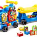 VTech Sit-to-Stand Ultimate Alphabet Train, Blue, 33.9" x 9.8"x 17.7"