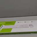 seenda Bluetooth Keyboard and Mouse for Mac, COS500 Multi-Device Rechargeable Keyboard Mouse with Quiet Keys, Full Size Slim Combo Compatible for MacBook Pro/Air, Mac, iPad, iPhone - White Silver