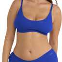 Organic Basics Women's Core Shorty Ribbed Cotton Boyshort Underwear (Vibrant Blue, S)