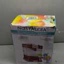 Nostalgia Snow Cone Shaved Ice Machine - Retro Table-Top Slushie Machine Makes 20 Icy Treats - Includes 2 Reusable Plastic Cups & Ice Scoop - Retro Red