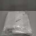 Kesfey 60 x102 inch White Rectangle Table Cloths 2 Packs Polyester Tablecloths High Density Washable Fabric Table Cover for 6 Foot Tables Wrinkle Resistant Tablecloth for Wedding Buffet Banquet Party