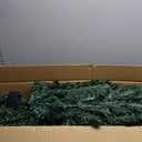 7Ft Pre-Lit Artificial Christmas Tree Hinged 500 LED Lights