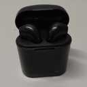 Black Truly Wireless Bluetooth with Rechargeable Case, Built-in Microphone Earbud and In-Ear