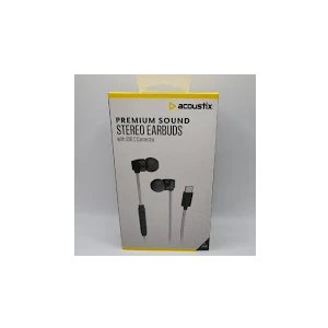 ACOUSTIX Premium Sound Stereo Earbuds