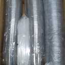 110 Pack 12 oz Clear Plastic Cups with Lids and Straws, Small Disposable Iced Coffee Cups To Go, BPA-Free Cold Drink Cups for Espresso, Juice, Kids Drinks