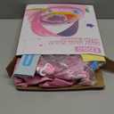 EZIGO Baby Pool Float with Canopy UPF50+ Sun Protection, Inflatable Kids Pool Floats with Ocean Animal Toys for Baby 6-36 Months, Infant Swimming Float with Adjustable Safety Seat for Boys Girls (Pink)