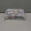 42 Slot Sewing Thread Box with 58 Types of Sewing Threads, Portable Transparent Storage Box Bobbin Needle Spool Organizer for Embroidery and Quilting, 9.25 x 5.3 x 2.5 Inch